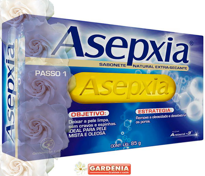 Sabonete Asepxia Extra Secante 85 g - Farmácia Gardênia